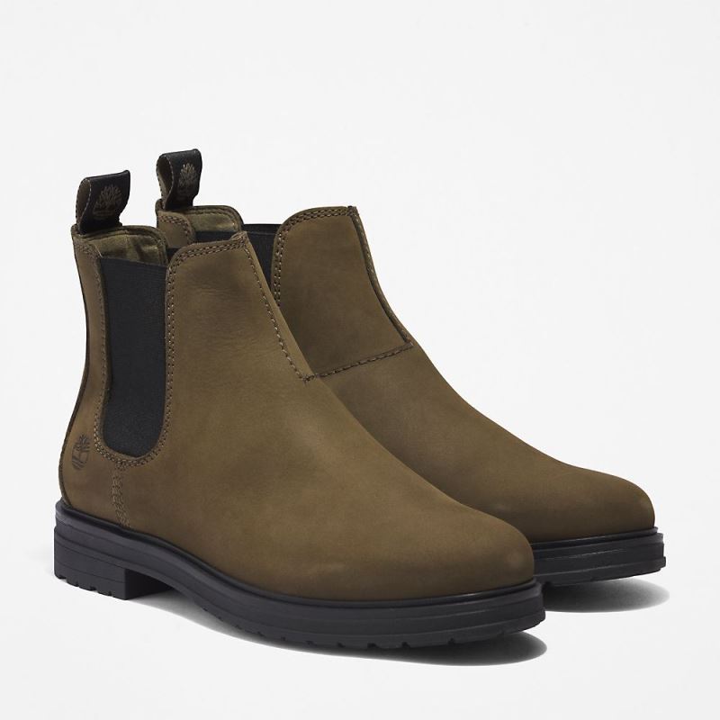 Timberland Hannover Hill Chelsea Boot for Women in Green