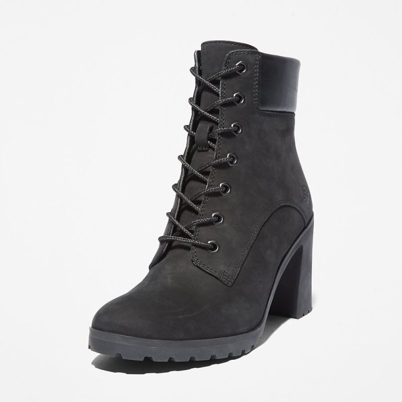 Timberland Allington 6 Inch Lace-Up Boot for Women in Black