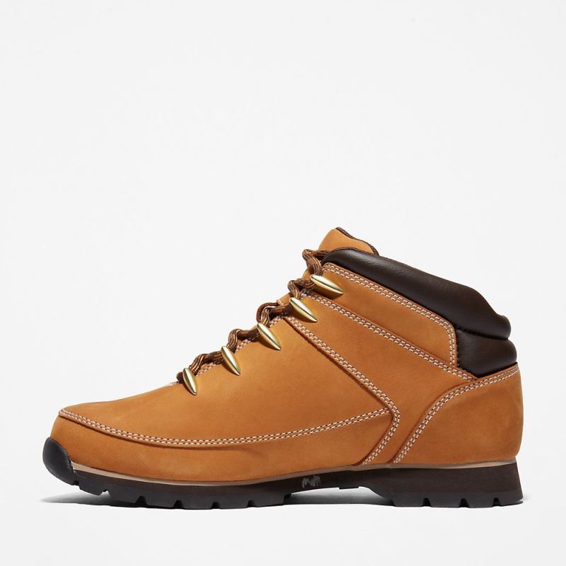 Timberland Euro Sprint Hiker for Men in Yellow Nubuck