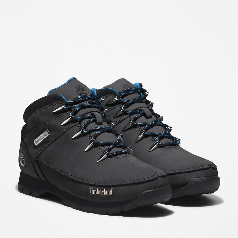 Timberland Euro Sprint Hiker for Men in Black/Blue