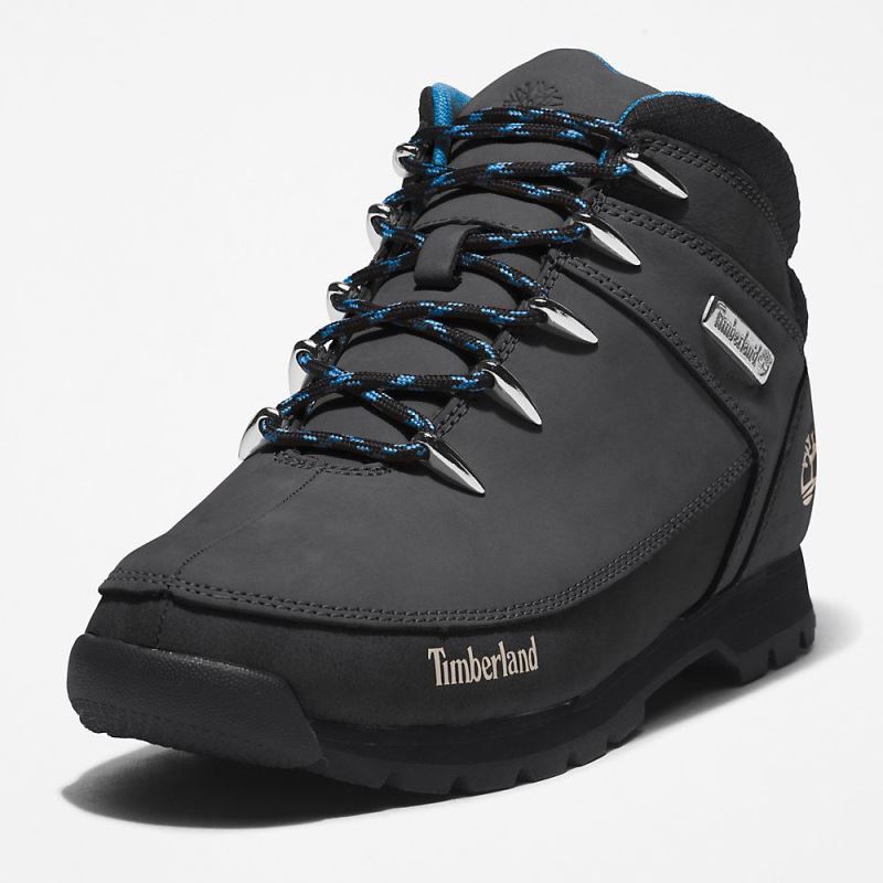 Timberland Euro Sprint Hiker for Men in Black/Blue