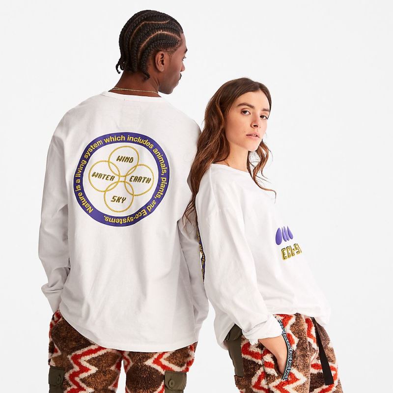 Timberland Bee Line x Long-sleeved T-Shirt in White