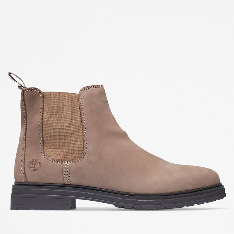 Timberland Hannover Hill Chelsea Boot for Women in Beige or Grey