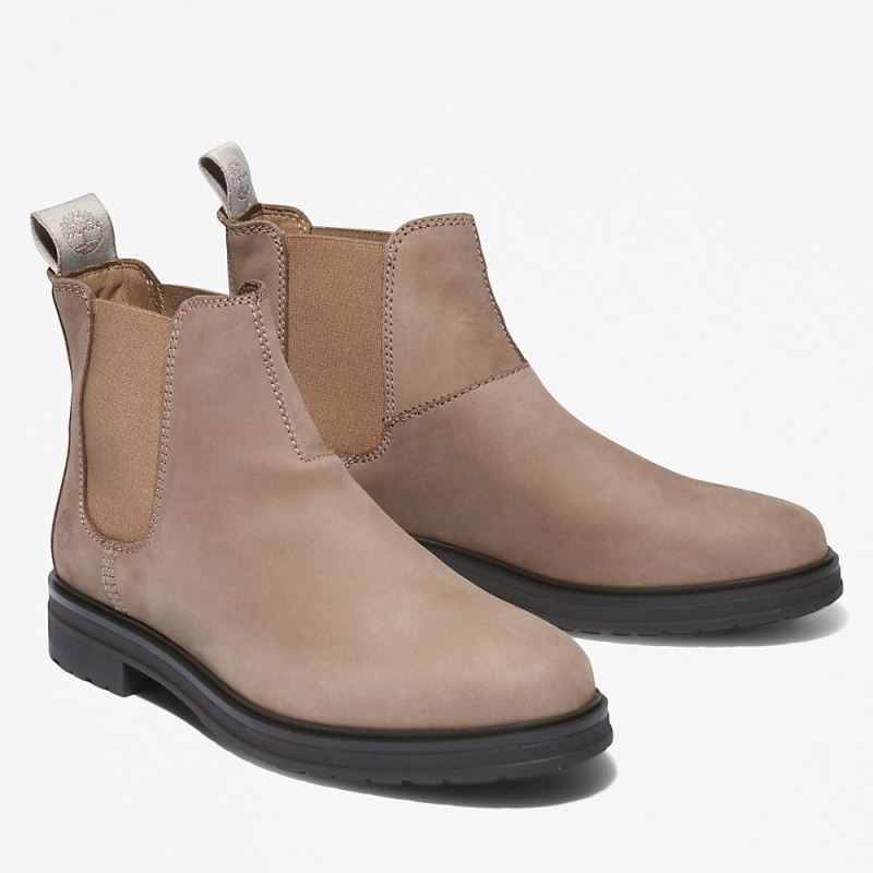 Timberland Hannover Hill Chelsea Boot for Women in Beige or Grey