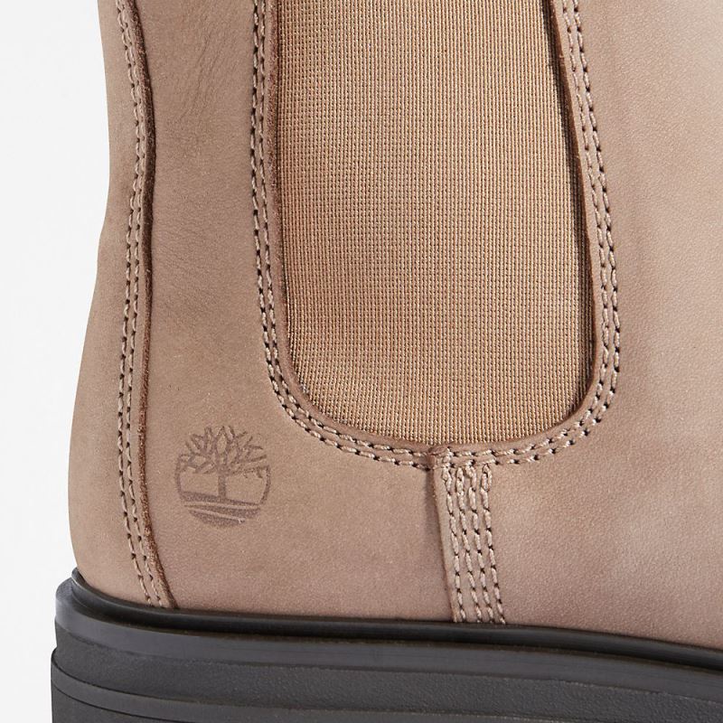 Timberland Hannover Hill Chelsea Boot for Women in Beige or Grey