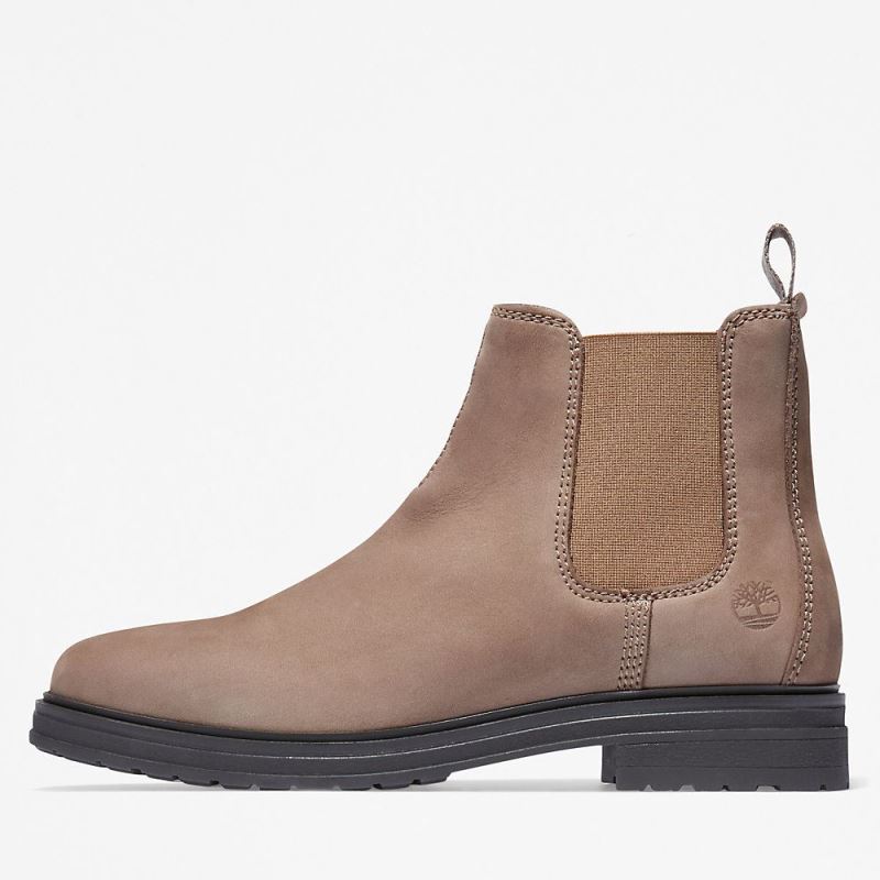 Timberland Hannover Hill Chelsea Boot for Women in Beige or Grey