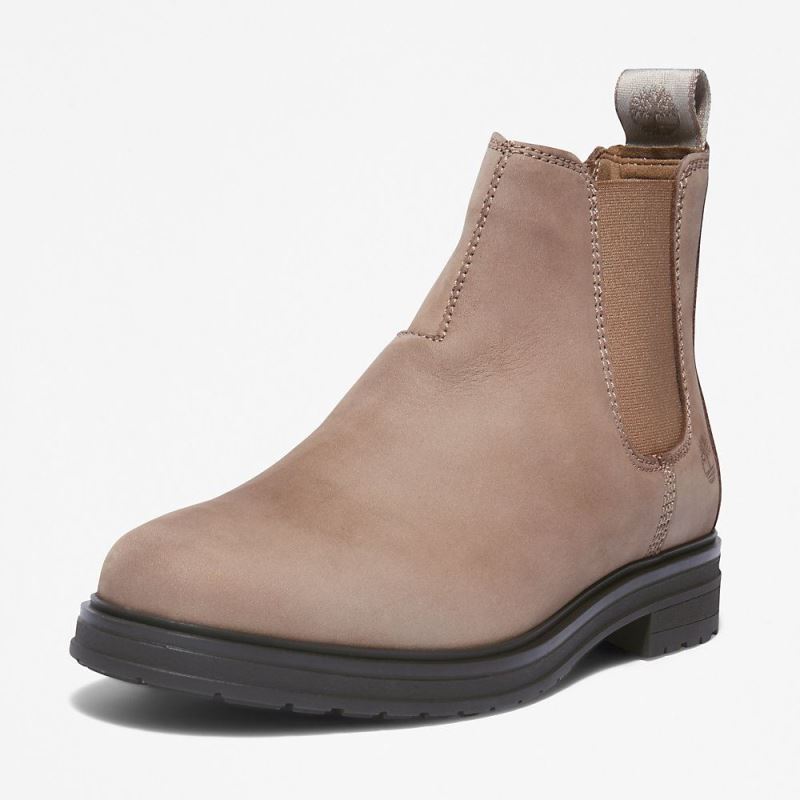 Timberland Hannover Hill Chelsea Boot for Women in Beige or Grey