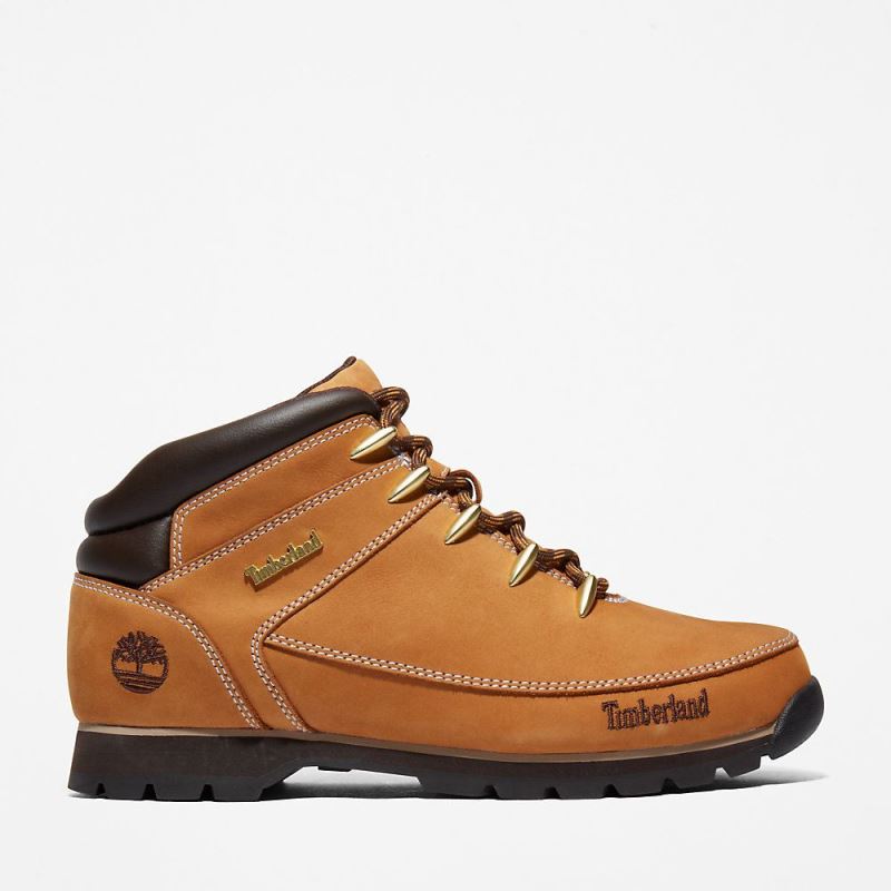 Timberland Euro Sprint Hiker for Men in Yellow Nubuck