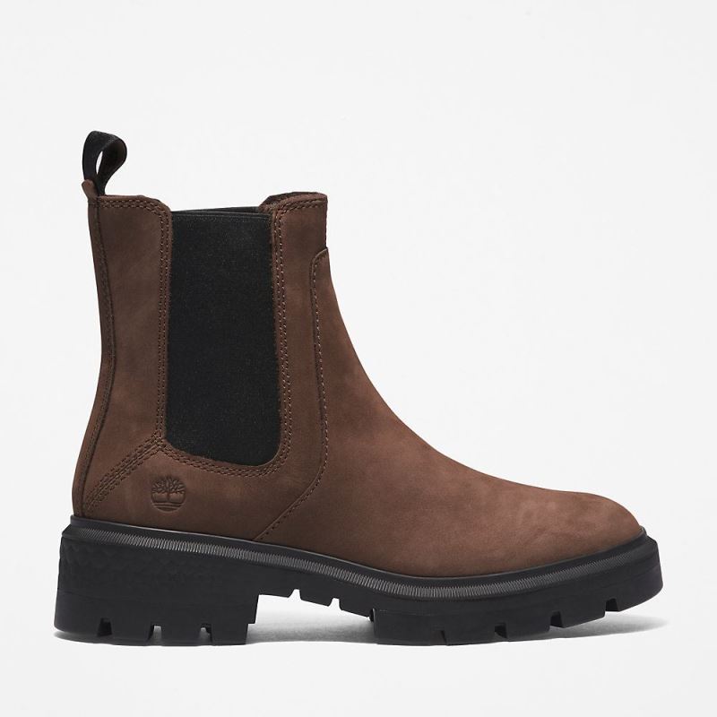 Timberland Cortina Valley Chelsea Boot for Women in Dark Brown