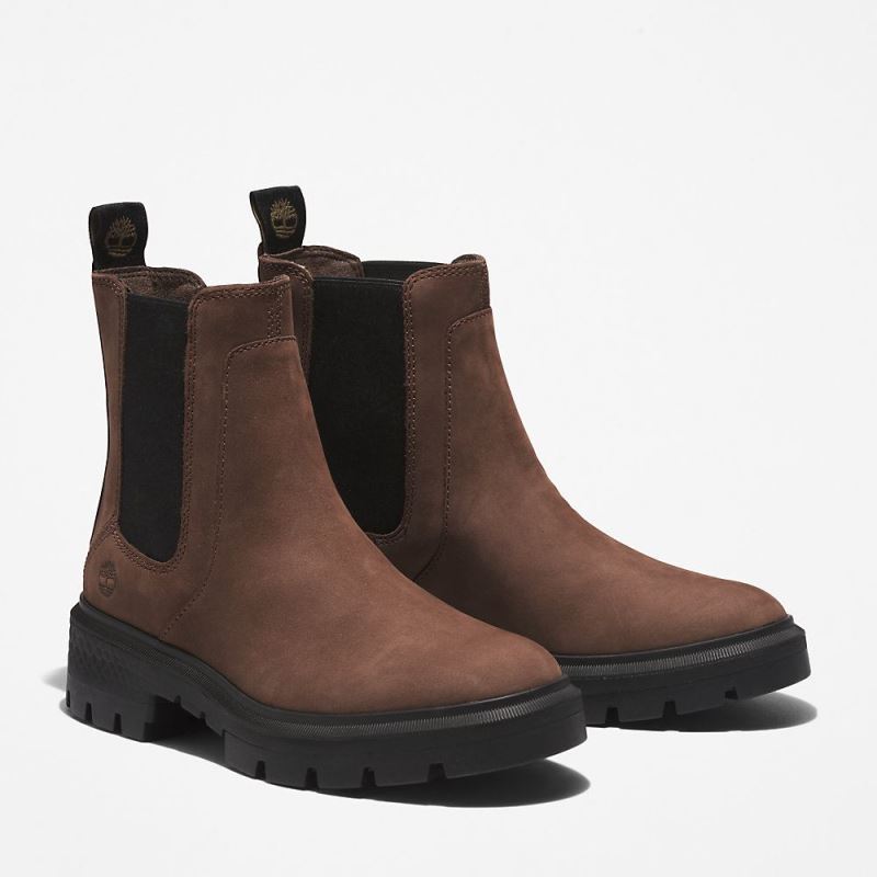 Timberland Cortina Valley Chelsea Boot for Women in Dark Brown