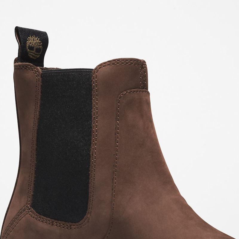 Timberland Cortina Valley Chelsea Boot for Women in Dark Brown