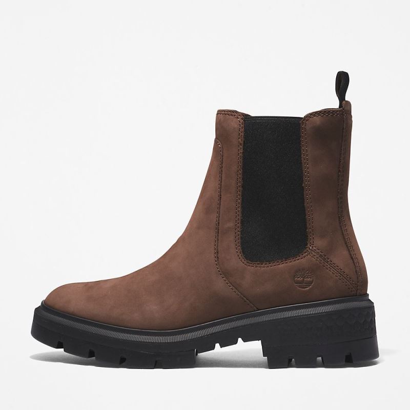 Timberland Cortina Valley Chelsea Boot for Women in Dark Brown