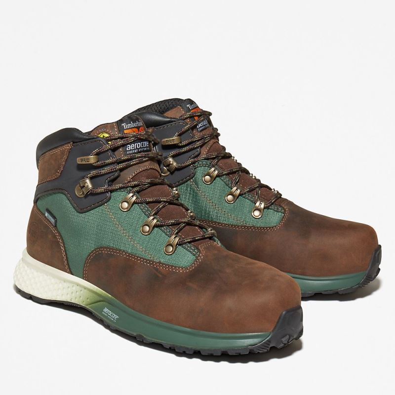 Timberland Timberland PRO? Euro Hiker Work Boot for Men in Brown