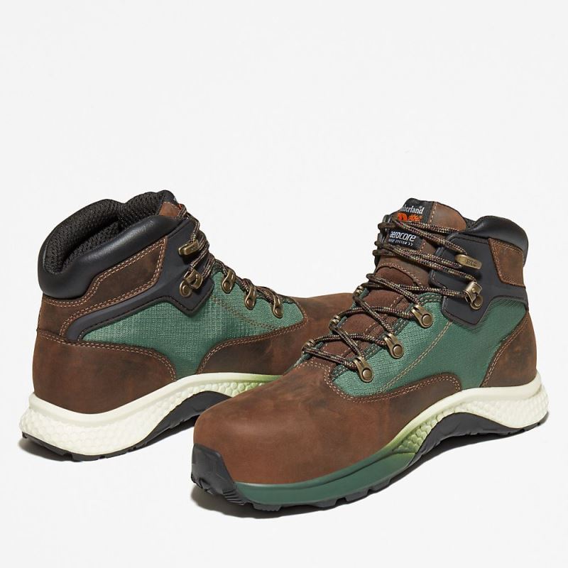 Timberland Timberland PRO? Euro Hiker Work Boot for Men in Brown