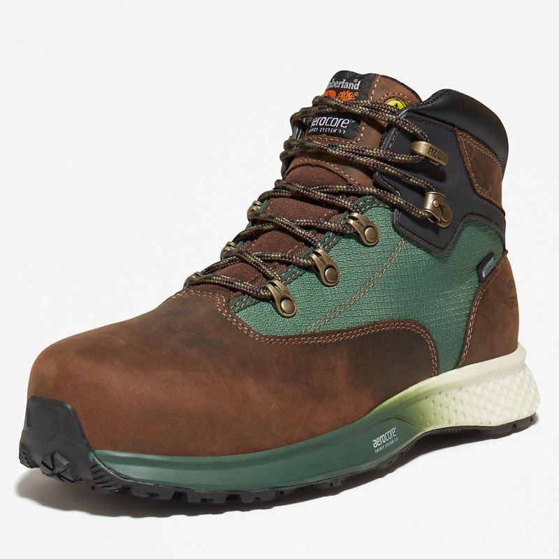 Timberland Timberland PRO? Euro Hiker Work Boot for Men in Brown