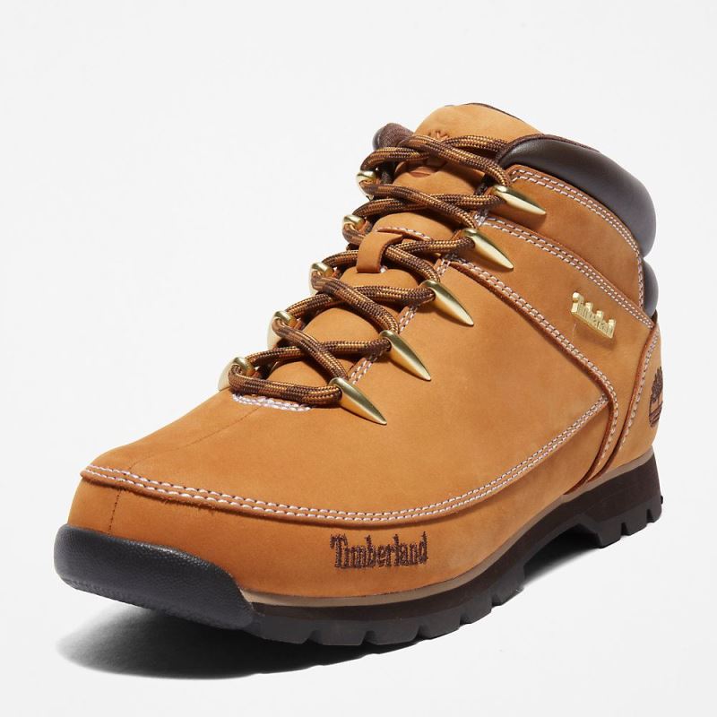 Timberland Euro Sprint Hiker for Men in Yellow Nubuck