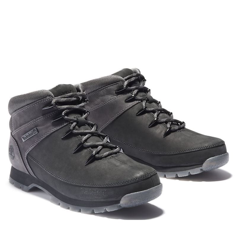 Timberland Euro Sprint Hiker for Men in Black/Grey