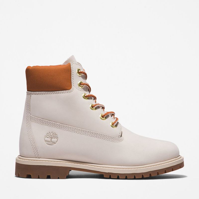 Timberland Heritage 6 Inch Boot for Women in White