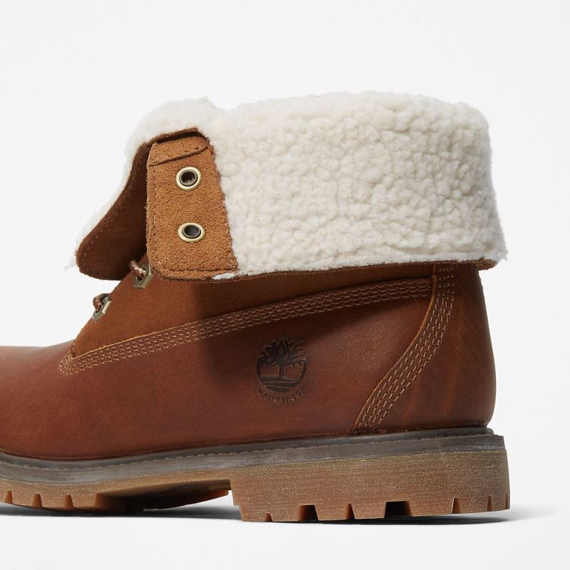 Timberland Authentic Fold-over Boot for Women in Brown