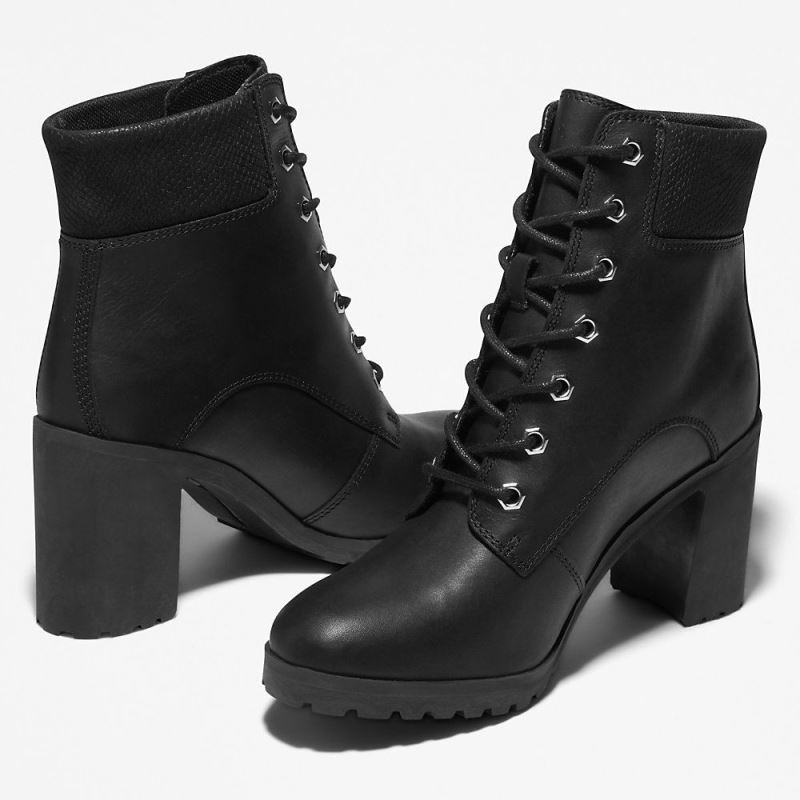 Timberland Allington Heeled 6 Inch Boot for Women in Black