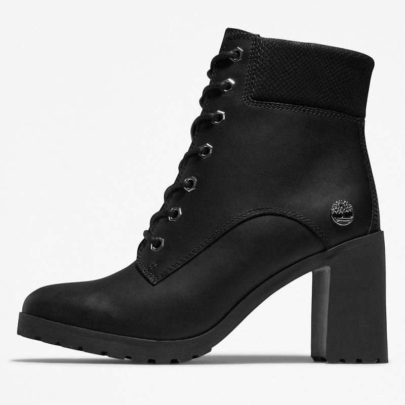 Timberland Allington Heeled 6 Inch Boot for Women in Black