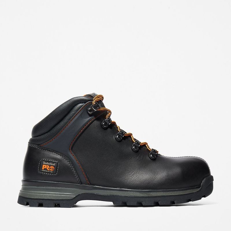 Timberland Splitrock XT Comp-Toe Work Boot for Men in Black