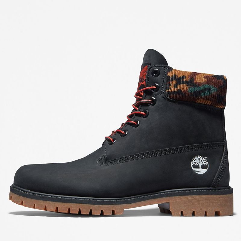 Timberland Heritage 6 Inch Winter Boot for Men in Black/Camo