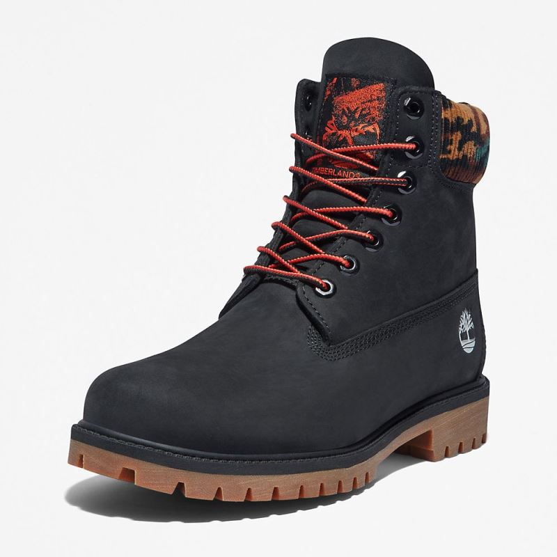 Timberland Heritage 6 Inch Winter Boot for Men in Black/Camo