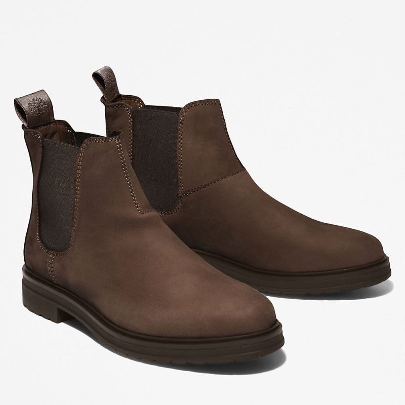 Timberland Hannover Hill Chelsea Boot for Women in Dark Brown