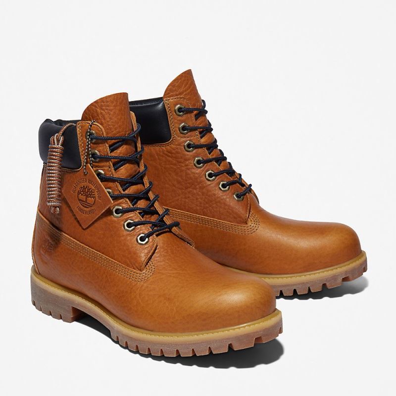 Timberland Premium Extra Warm 6 Inch Boot for Men in Yellow Full Grain