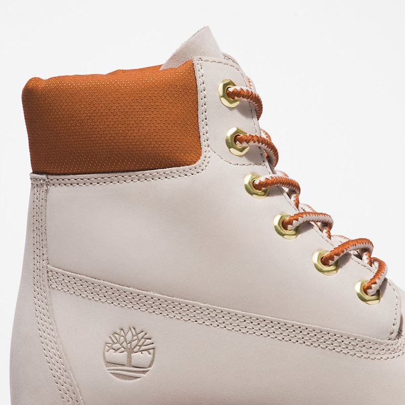 Timberland Heritage 6 Inch Boot for Women in White