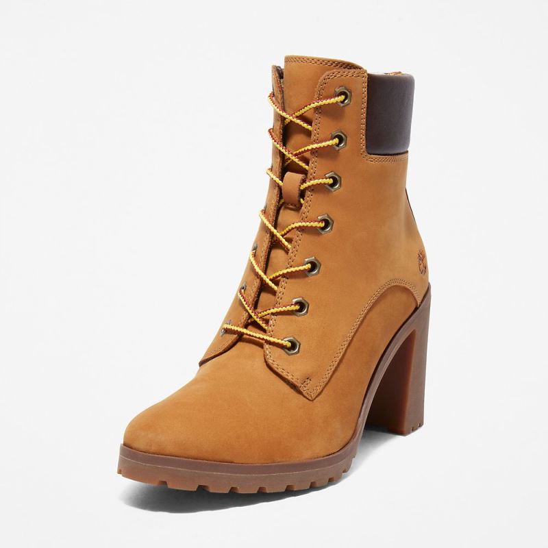 Timberland Allington 6 Inch Lace-Up Boot for Women in Yellow