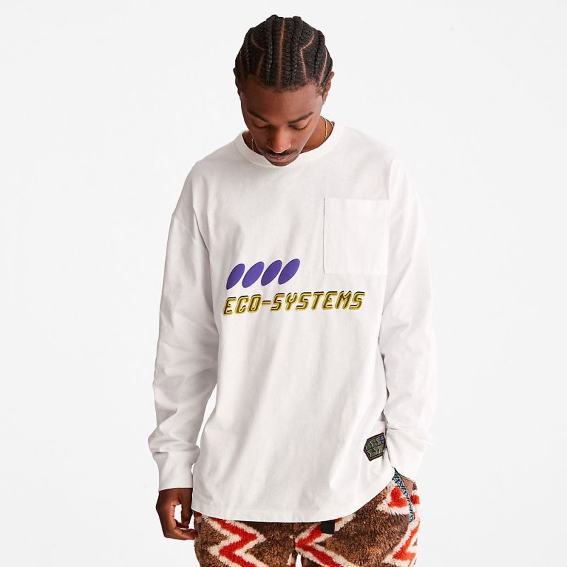 Timberland Bee Line x Long-sleeved T-Shirt in White