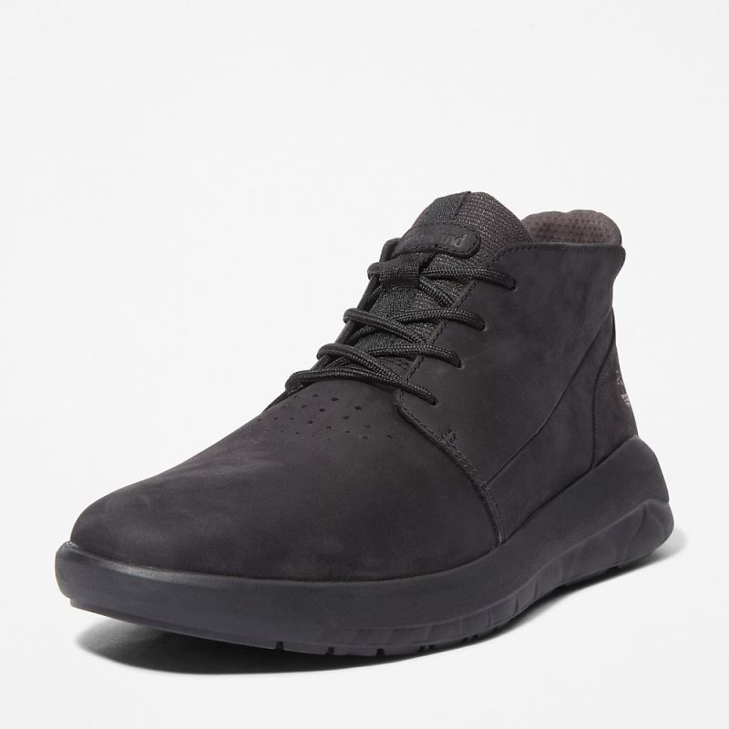 Timberland Bradstreet Ultra Chukka Boot for Men in Monochrome Black