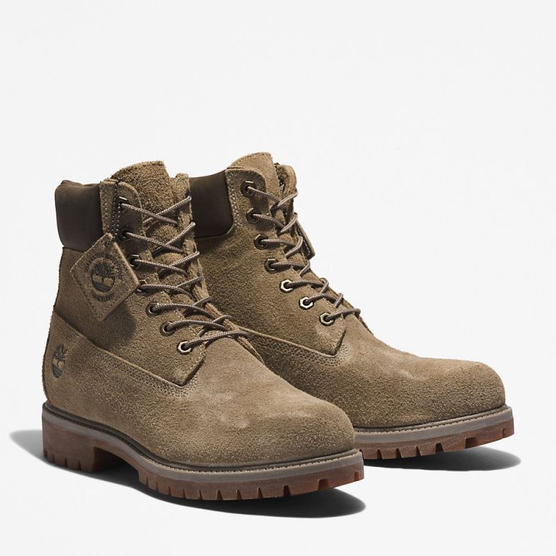 Timberland Premium 6 Inch Boot for Men in Beige