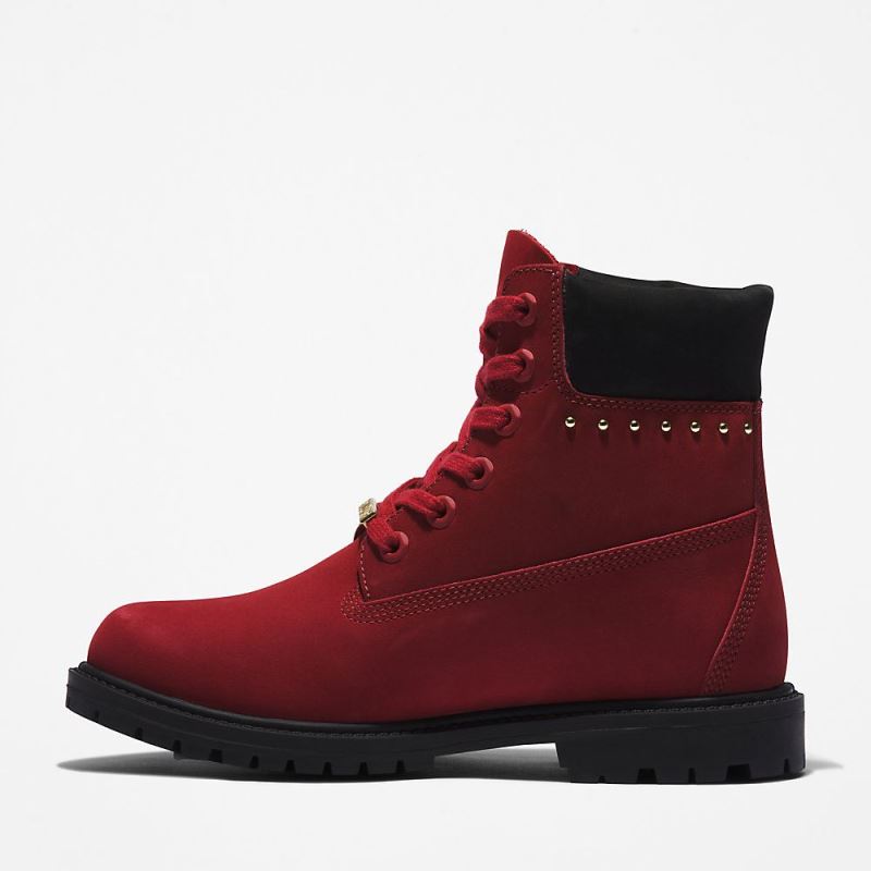 Timberland Heritage 6 Inch Boot for Women in Red