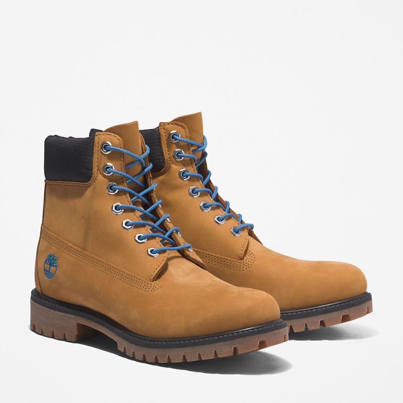 Timberland Timberland Premium? 6 Inch Boot for Men in Yellow/Blue