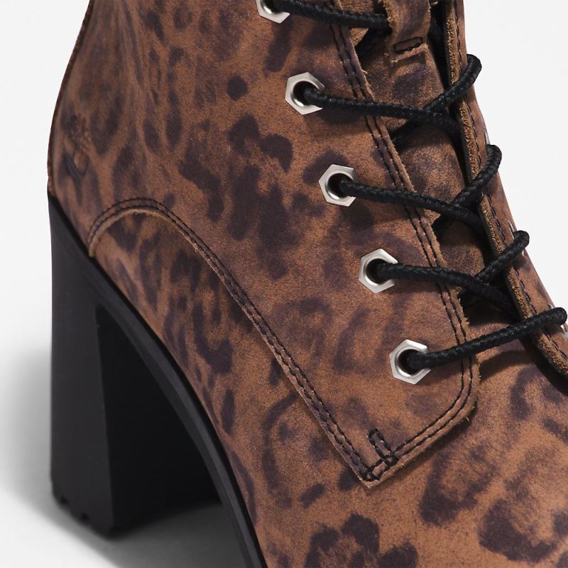 Timberland Allington Heeled 6 Inch Boot for Women in Animal Print