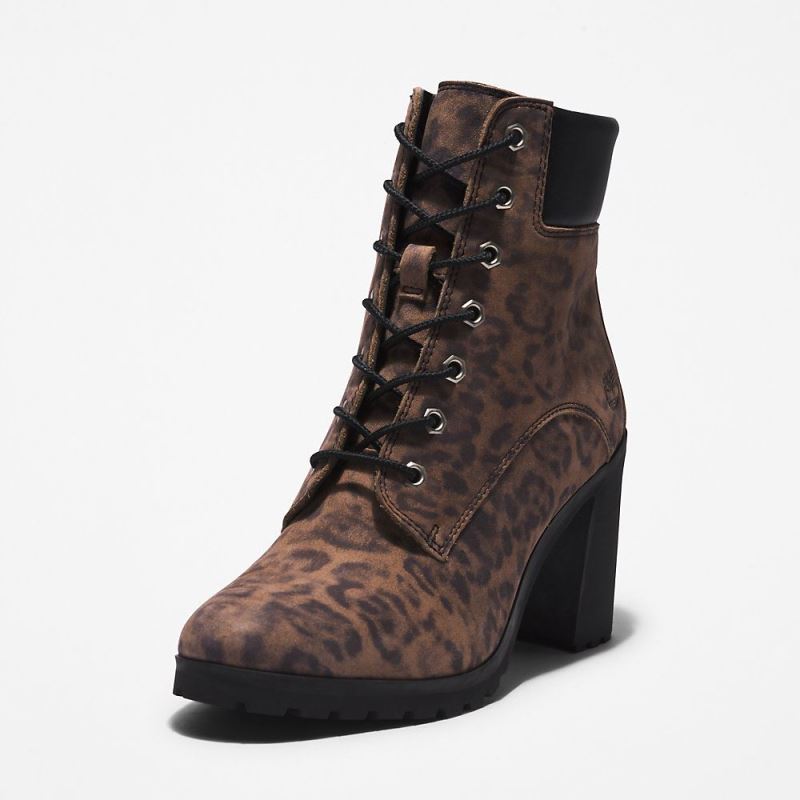 Timberland Allington Heeled 6 Inch Boot for Women in Animal Print