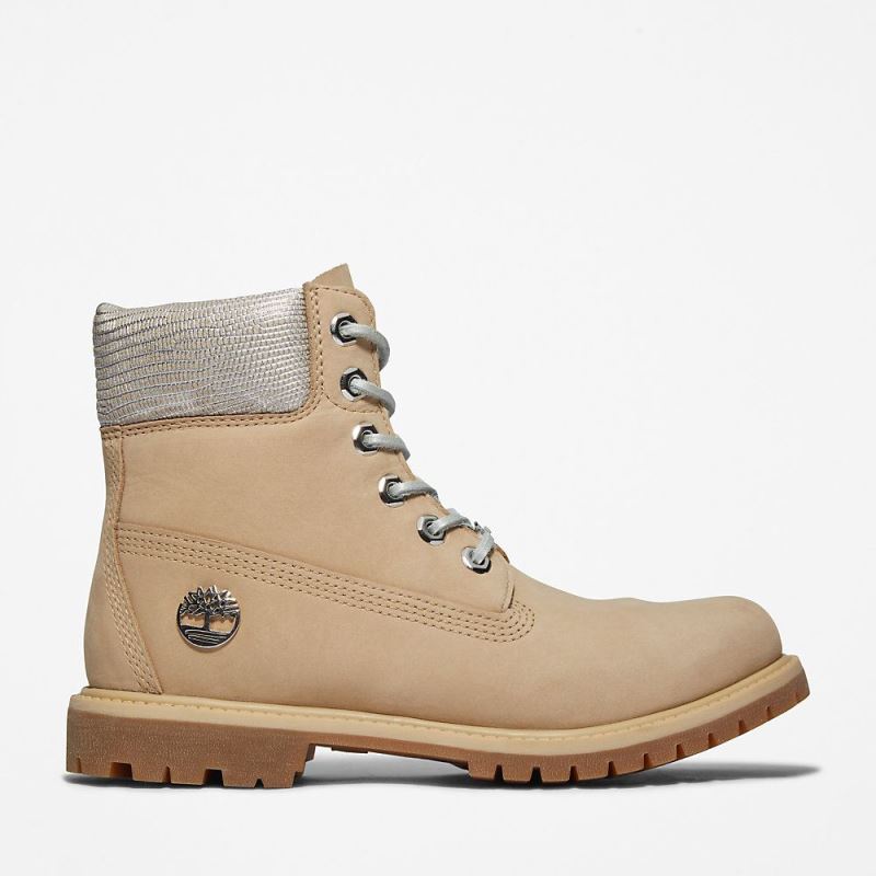 Timberland Premium 6 Inch Boot for Women in Beige