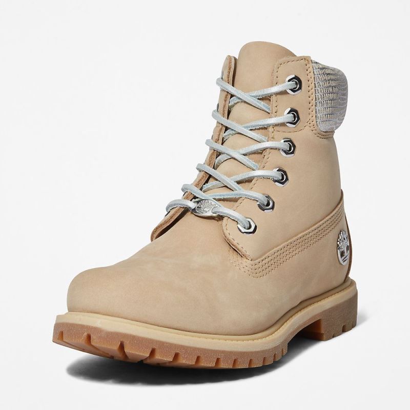 Timberland Premium 6 Inch Boot for Women in Beige