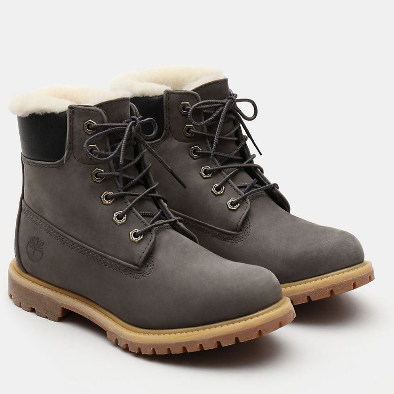 Timberland Premium 6 Inch Boot for Women in Grey