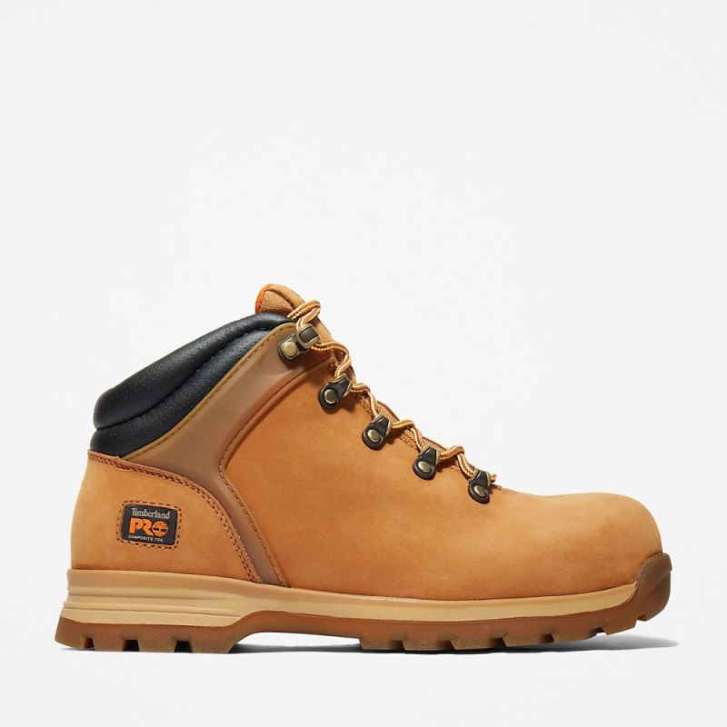 Timberland Splitrock XT Comp-Toe Work Boot for Men in Yellow