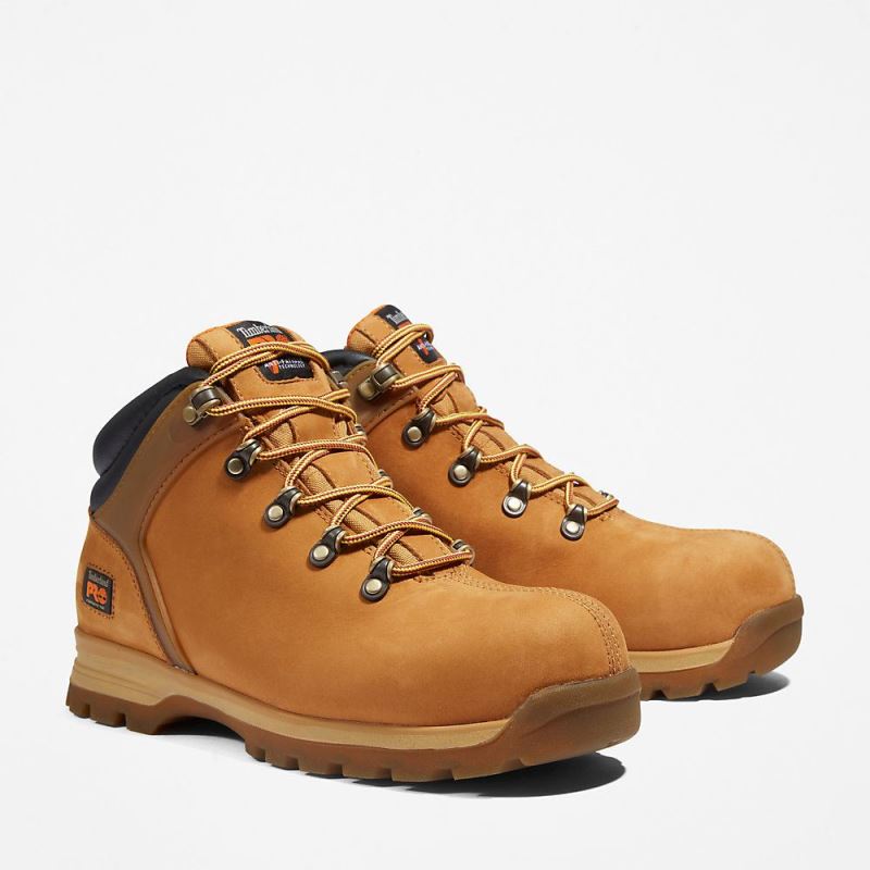 Timberland Splitrock XT Comp-Toe Work Boot for Men in Yellow