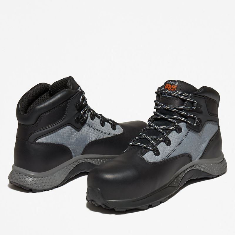 Timberland Timberland PRO? Euro Hiker Work Boot for Men in Black