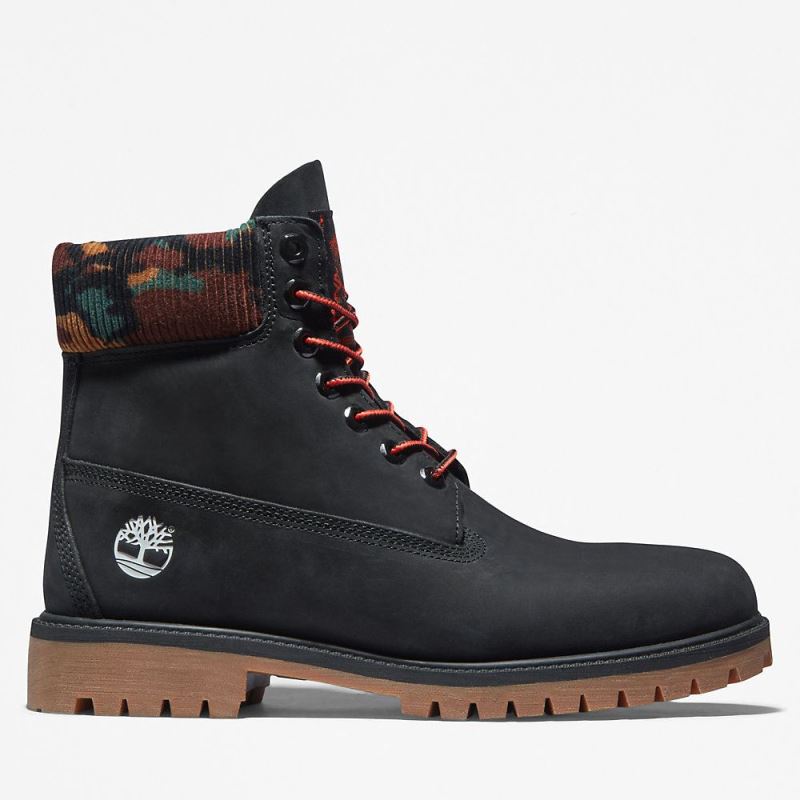 Timberland Heritage 6 Inch Winter Boot for Men in Black/Camo