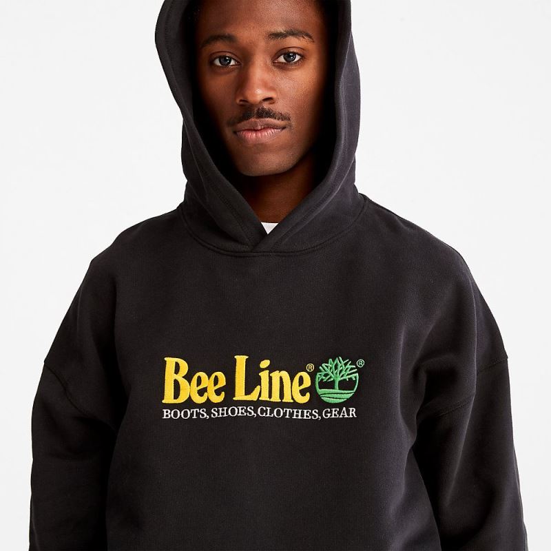 Timberland Bee Line x Logo Hoodie in Black