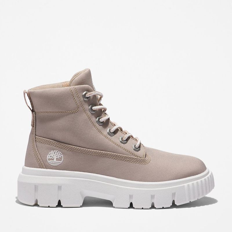 Timberland Greyfield Canvas Boot for Women in Beige