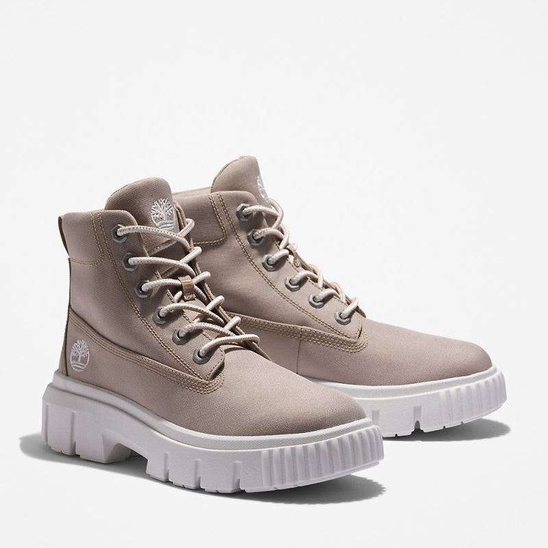 Timberland Greyfield Canvas Boot for Women in Beige