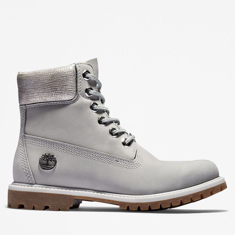 Timberland Premium 6 Inch Boot for Women in Grey